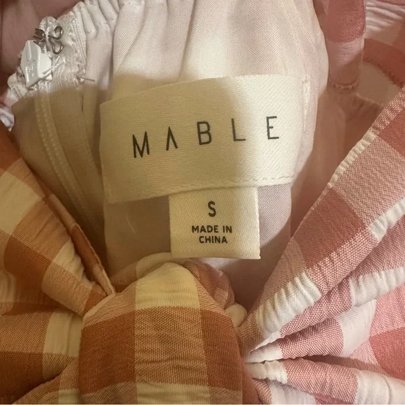 Mable Pink Gingham Ruffle Dress - Picture 5 of 7